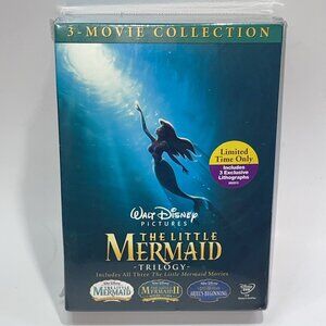 Walt Disney The Little Mermaid Special Edition Trilogy DVD Gift Set Ariel Sealed